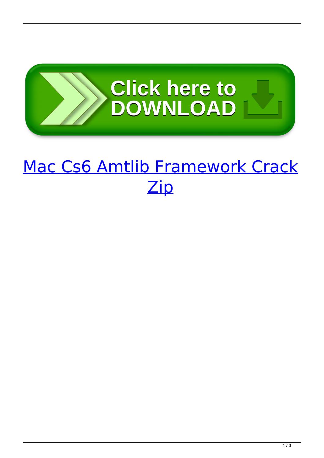 Cs6 Amtlib.framework Mac Download